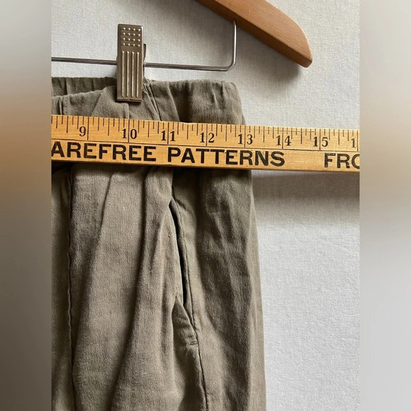 Babaton Aritzia Day  Linen Cropped drawstring trouser pants Sz XXS - Picture 10 of 11